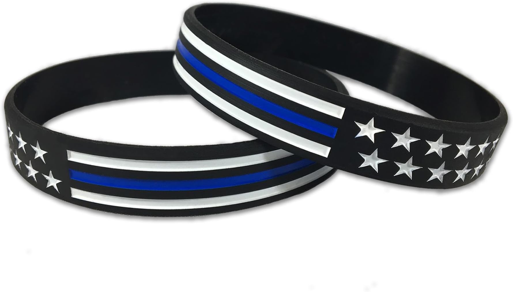 Thin Blue Line American Flag Bracelet