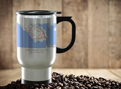 Miniatura 255 de TJ Originals Marine Corps Trail - Taza de café de cerámica de 11 onzas, regalos motivacionales para hombres, recuerdo de camino de maratón, regalo