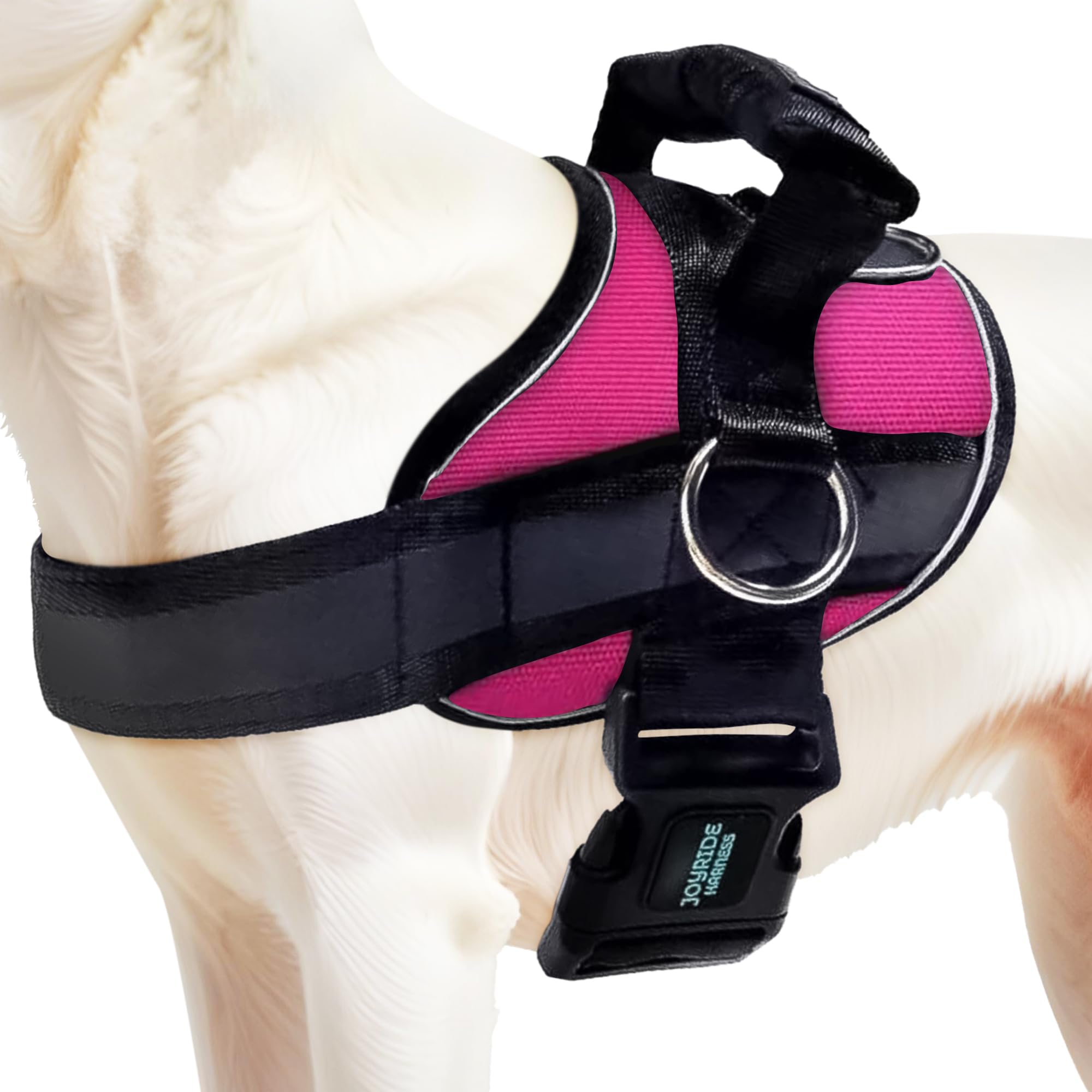 - Joyride Harness 2.0 - The Original Side Ring No Pull Dog Harness - No Choke, Escape Proof, Reflective, 3 Leash Clips, Quick Fit Pet Vest - Easy Walks & Training - for Small, Medium & Large Dogs
