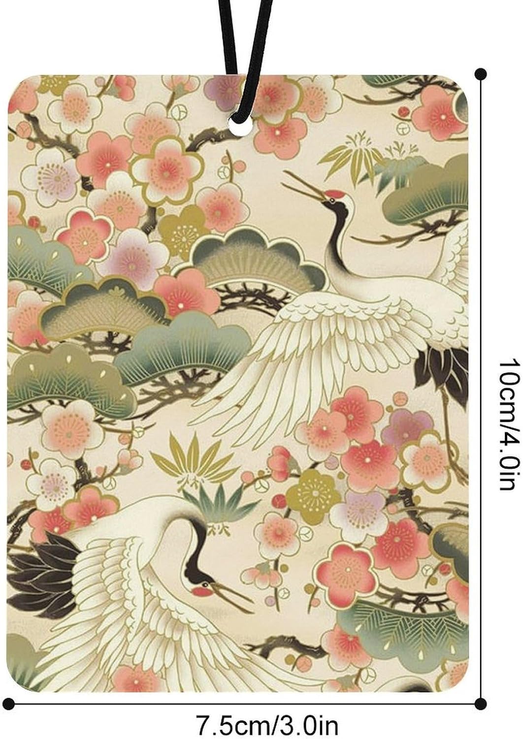 Japan Style Sakurasflower Car Air Freshener Hanging Car Scent Cards Decor Interior Accessories
