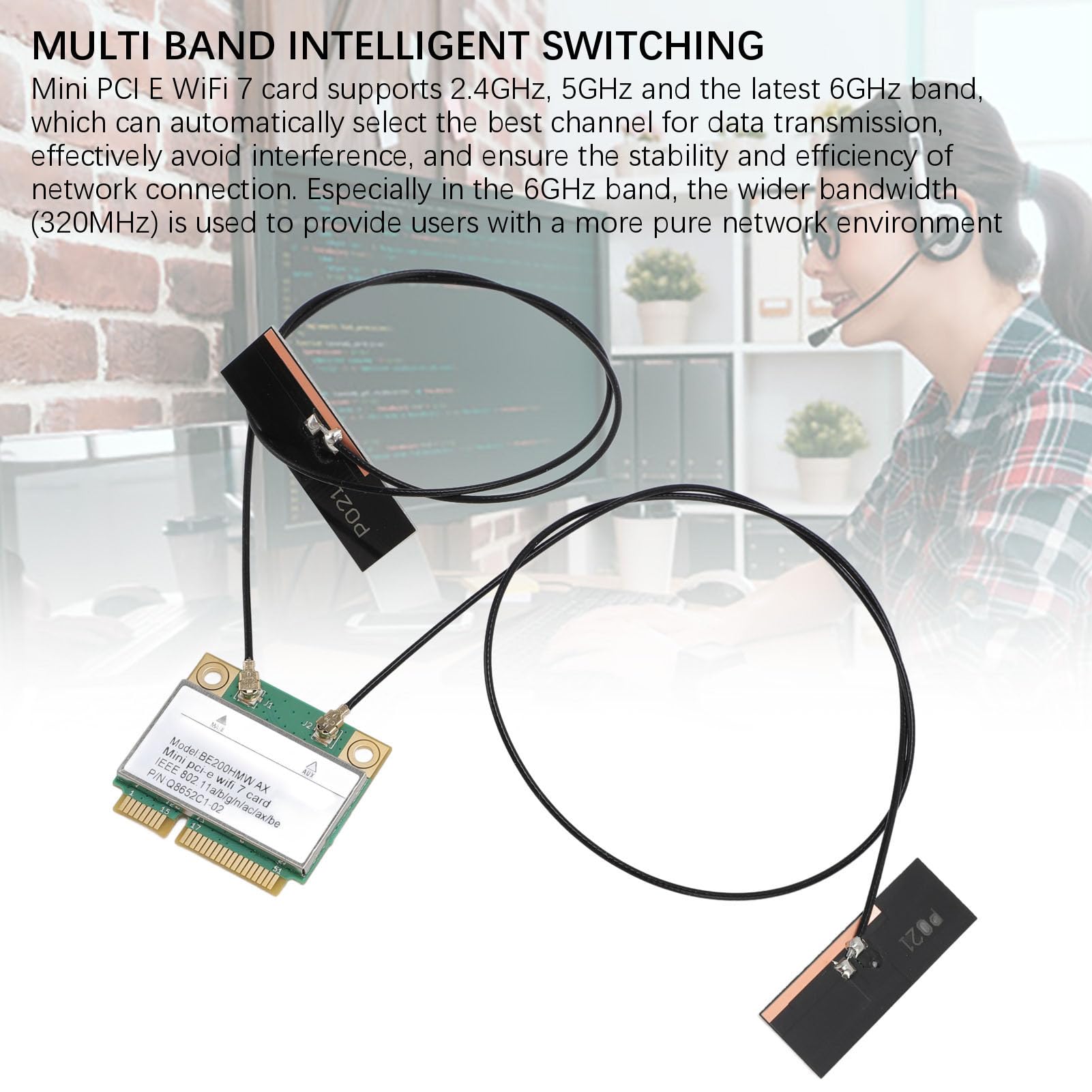 Amazon.com: WiFi 7 Tri Band Half Mini PCIE Wireless Network Card