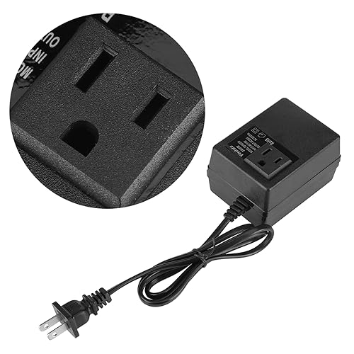 Miniatura 5 de Convertidor y transformador de voltaje Step Up & Step Down - Adaptador de viaje de viaje de 200 W, transformador de convertidor de potencia de