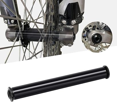Front Wheel Axle, Billet Aluminum Front Fork Axle and Bolt Nut Cap For Sur Ron Light Bee X Segway X x260 x160 DNM Front Fork Only