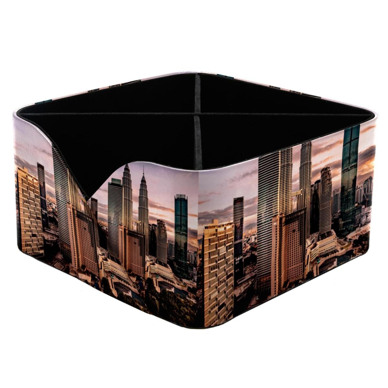Organiseur de bureau Dusk City pour un télétravail serein et rangé