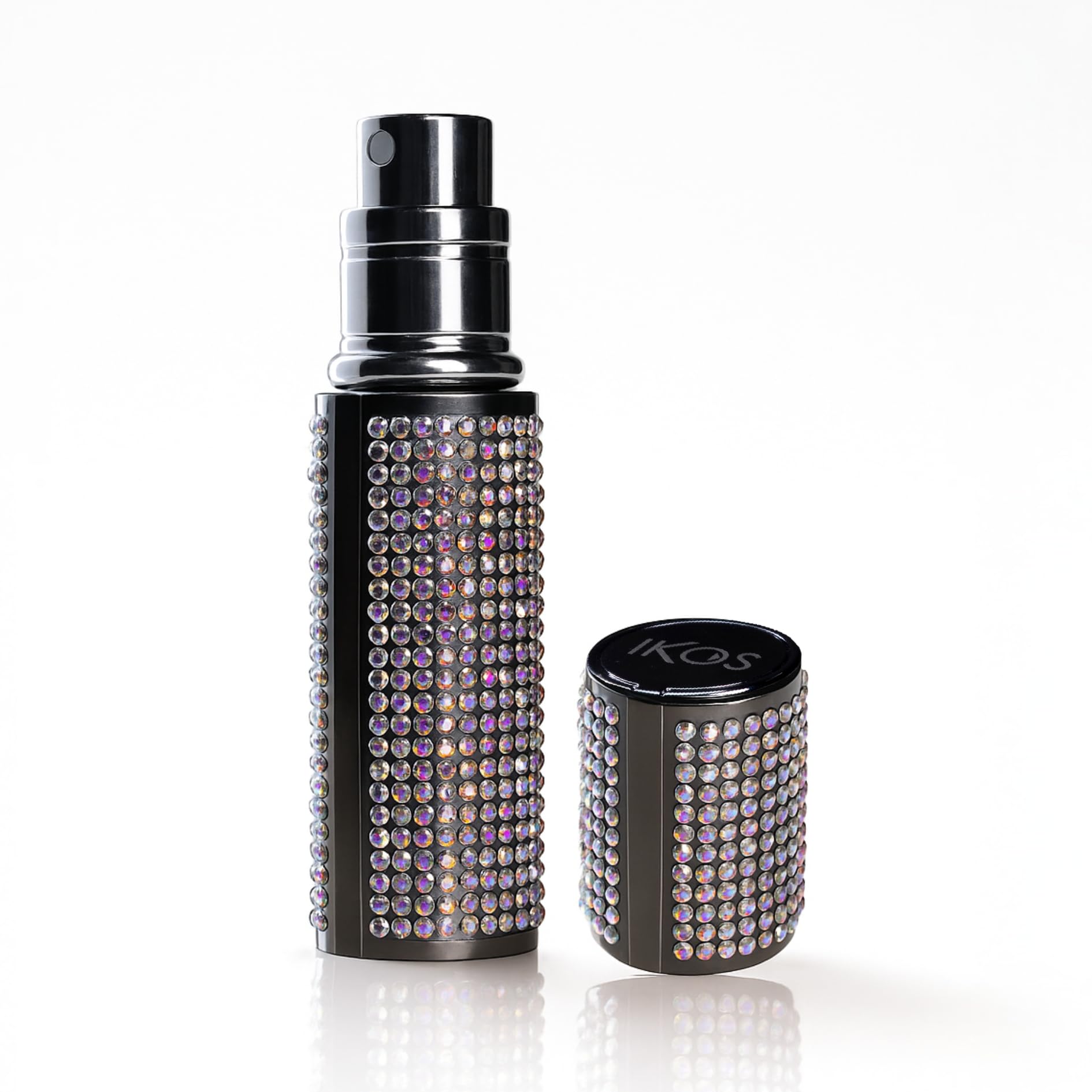 IKOS Perfume Atomizer Refillable Bottle | Compact Pocket Spray Bottle for Men and Women | Aluminium Mini Perfume Dispenser | Portable Travel Essential for Fragrance Refill | Diamond Pattern | 5ml-image-19