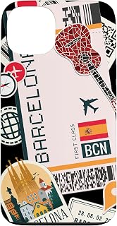 Airport and Airline Tags - Boarding Pass of Spain, Barcelona Case for iPhone 13