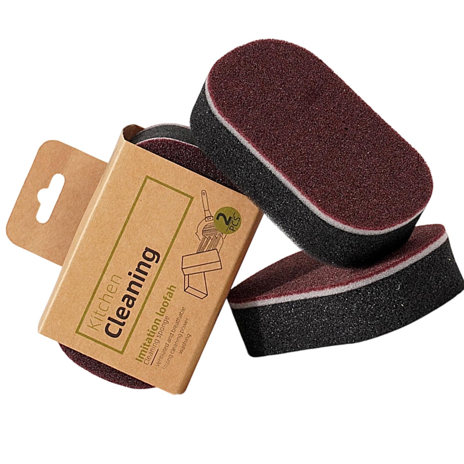 Professional Sanding Sponge Heavy Duty Emery Scrubbers for Kitchen Cookwear Car Interiors and Woodworking Multipurpose Emery Scrubbing Pad