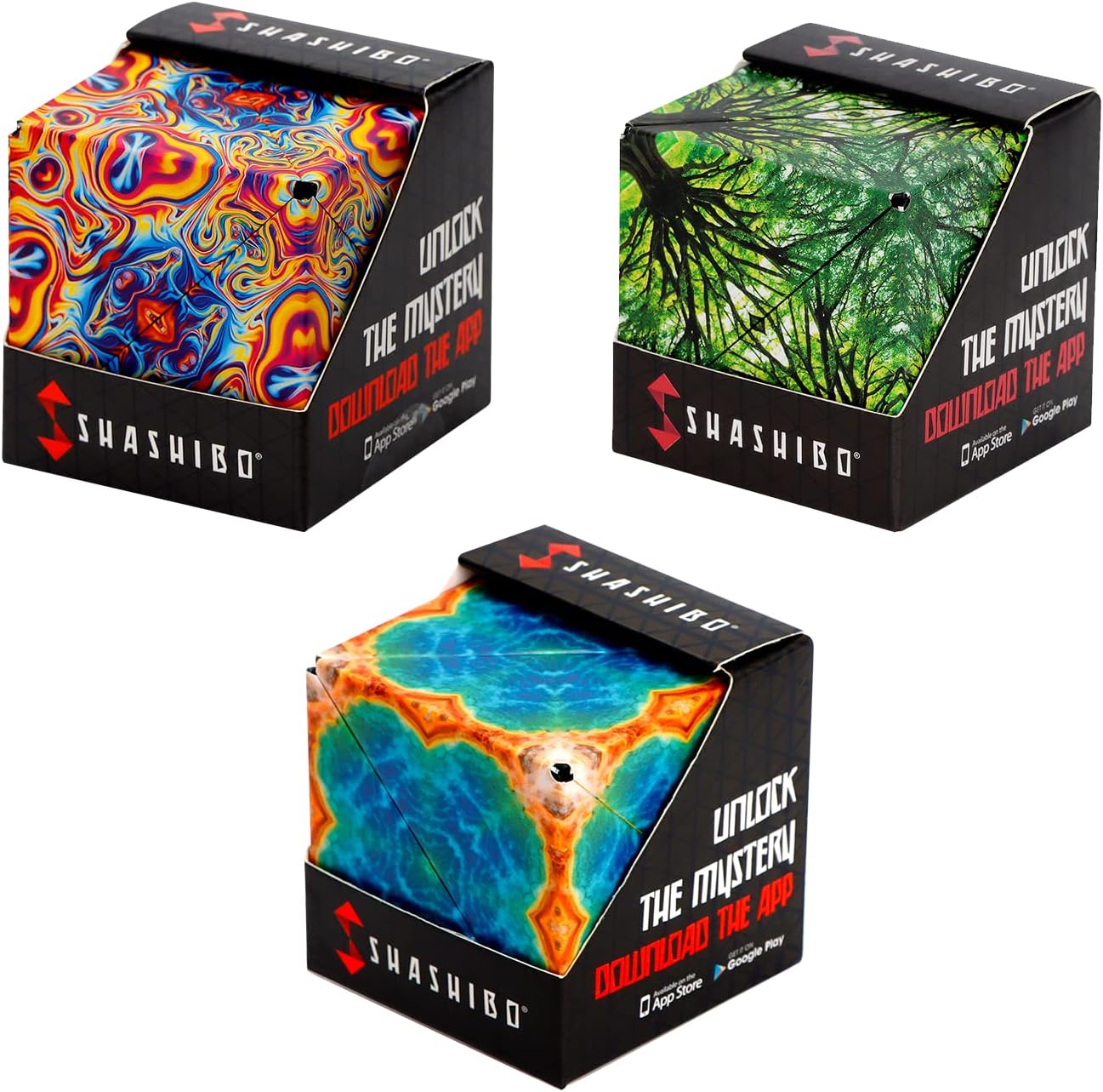 SHASHIBO Bundle of 3 - Space Out, Elements, Earth