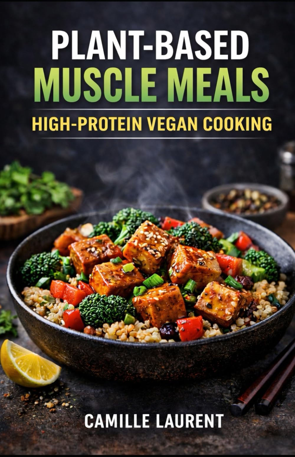 Plant-Based Muscle Meals — High-Protein Vegan Cooking: 60 High-Protein Recipes for Meal Prep, Muscle Building, and Flavor-Packed Weeknight Dinners: ... with tofu, tempeh, seitan, and legumes...
