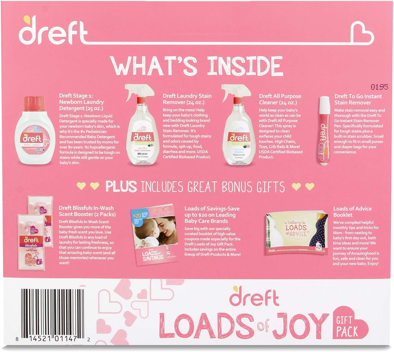 Odor Eliminator & Fabric Refresher by Dreft, 24oz Pack of 4, Great for Baby Clothes, Baby Carriers, Crib Sheets, Baby Strollers, Car Seats and More, Hypoallergenic, Made with Plant Based Ingredients : Health & Household