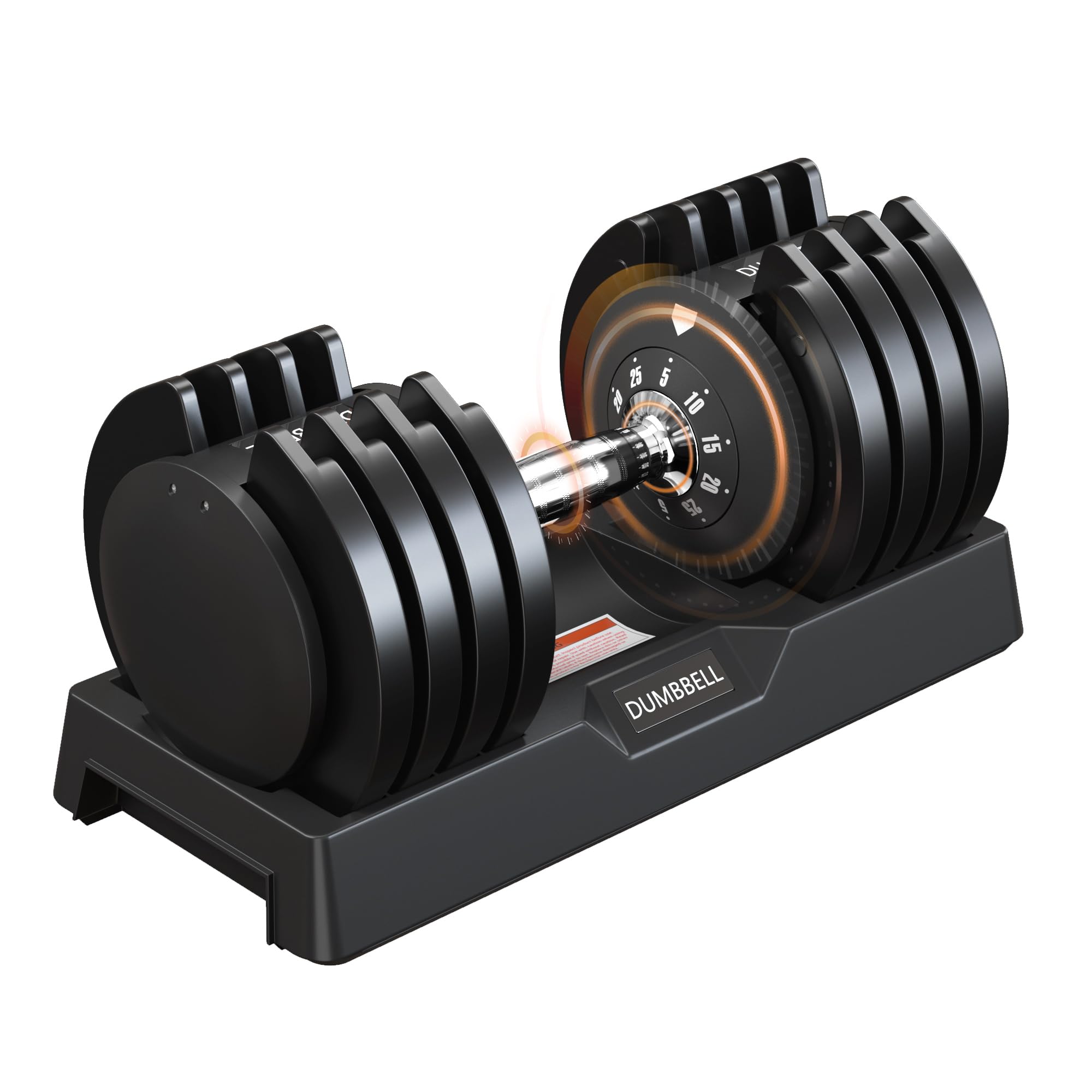 SogesPower Adjustable Dumbbells 5LB to 110LB Free Weight 5 in1 25/55LB Dumbbell Set Multiple Weight Dumbbell with Anti-Slip Metal Handle for Home Gym Equipment Suitable Men&Women