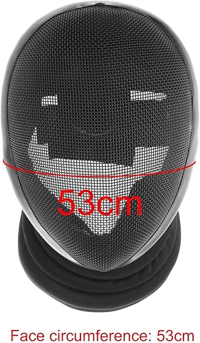 Miniatura 8 de Generic Protección facial multifunción comodidad con equipo de espada portátil acolchado, casco de esgrima para competición de máscaras, suministros