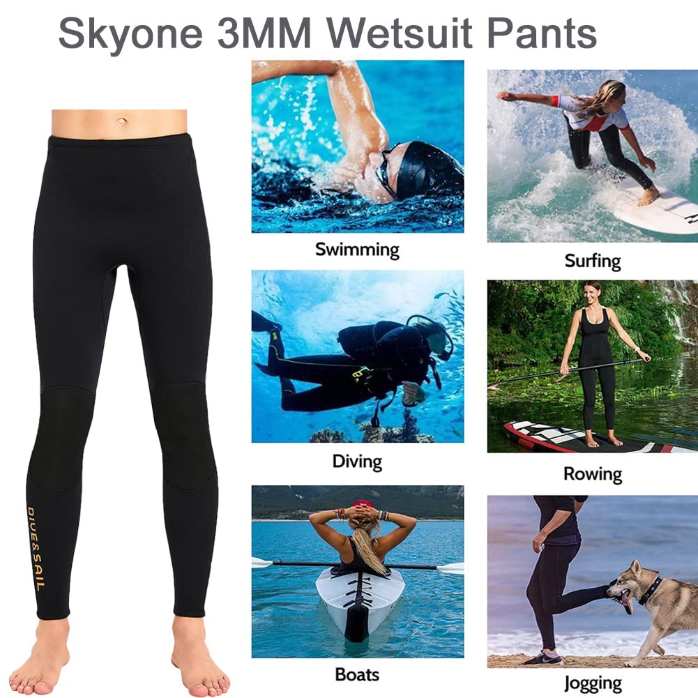 Pantalon De Plongée 3mm Néoprène Unisexe - Pour Surf, Snorkeling Et Sports Nautiques