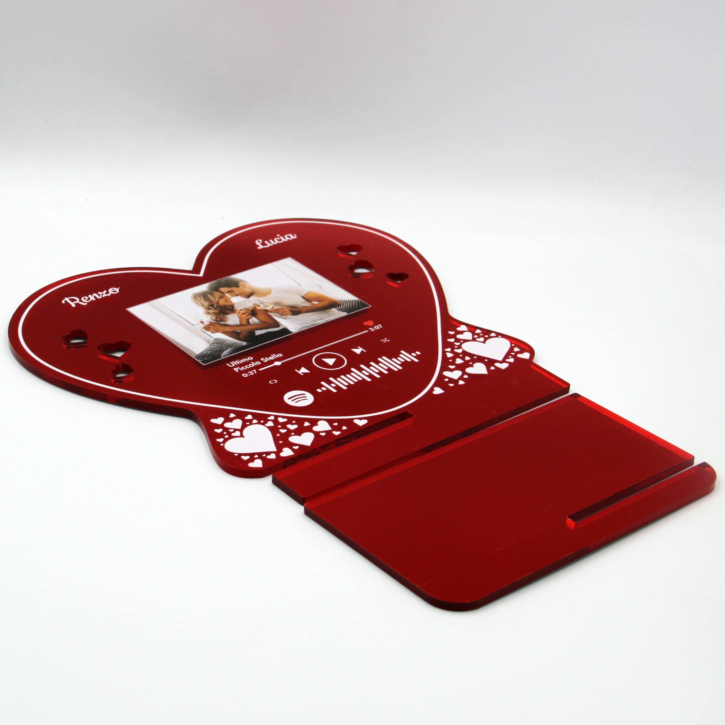 Targa Spotify Personalizzata In Plexiglass - Regalo Originale Con Foto E Codice - Foto 2