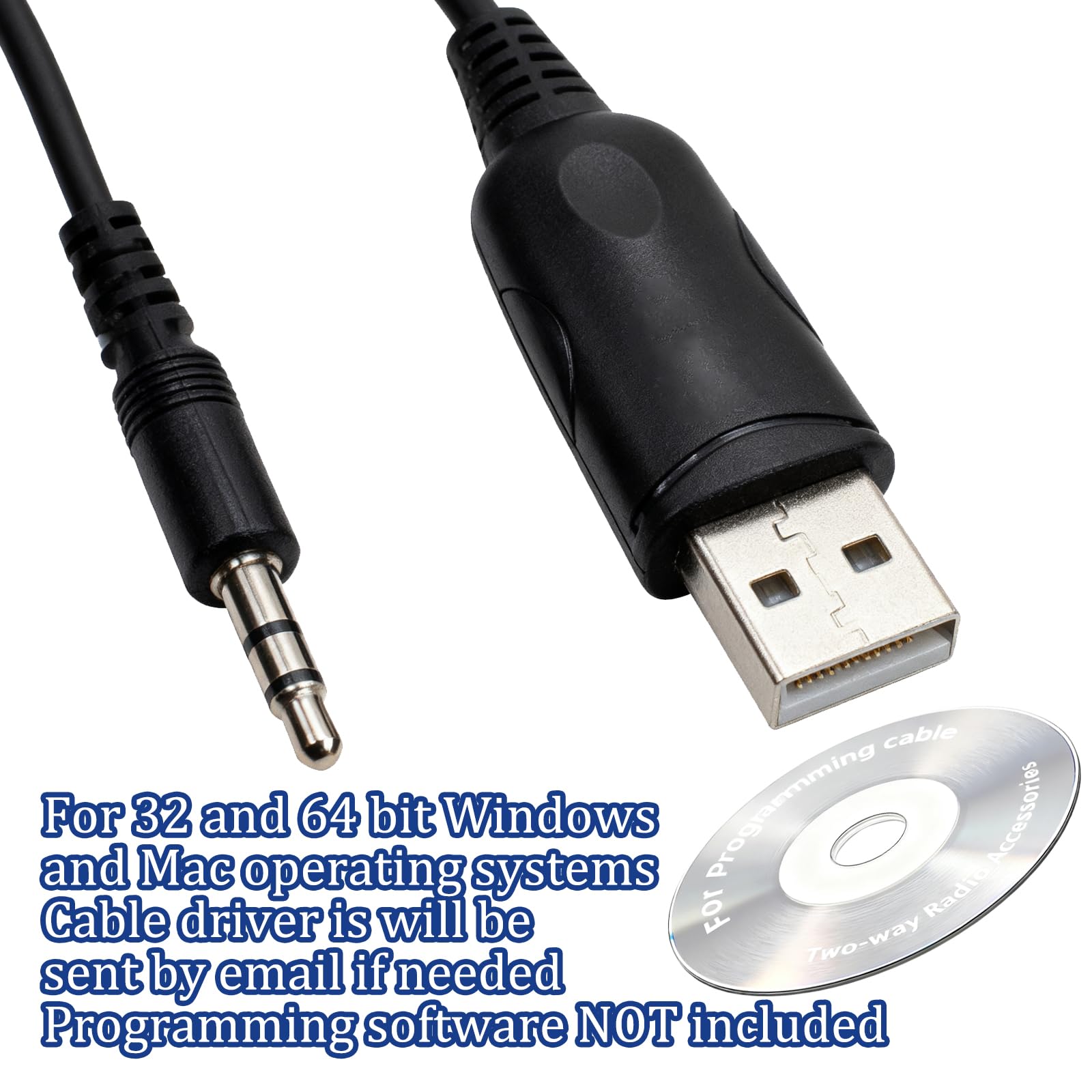 Amazon.com: KENMAX 1 Pin USB Programming Cable for Icom Radios IC