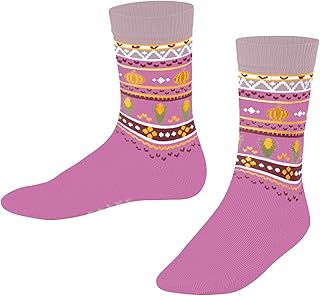 Pumpkin Fair Isle K So Algodón Estampados Calcetines Unisex niños