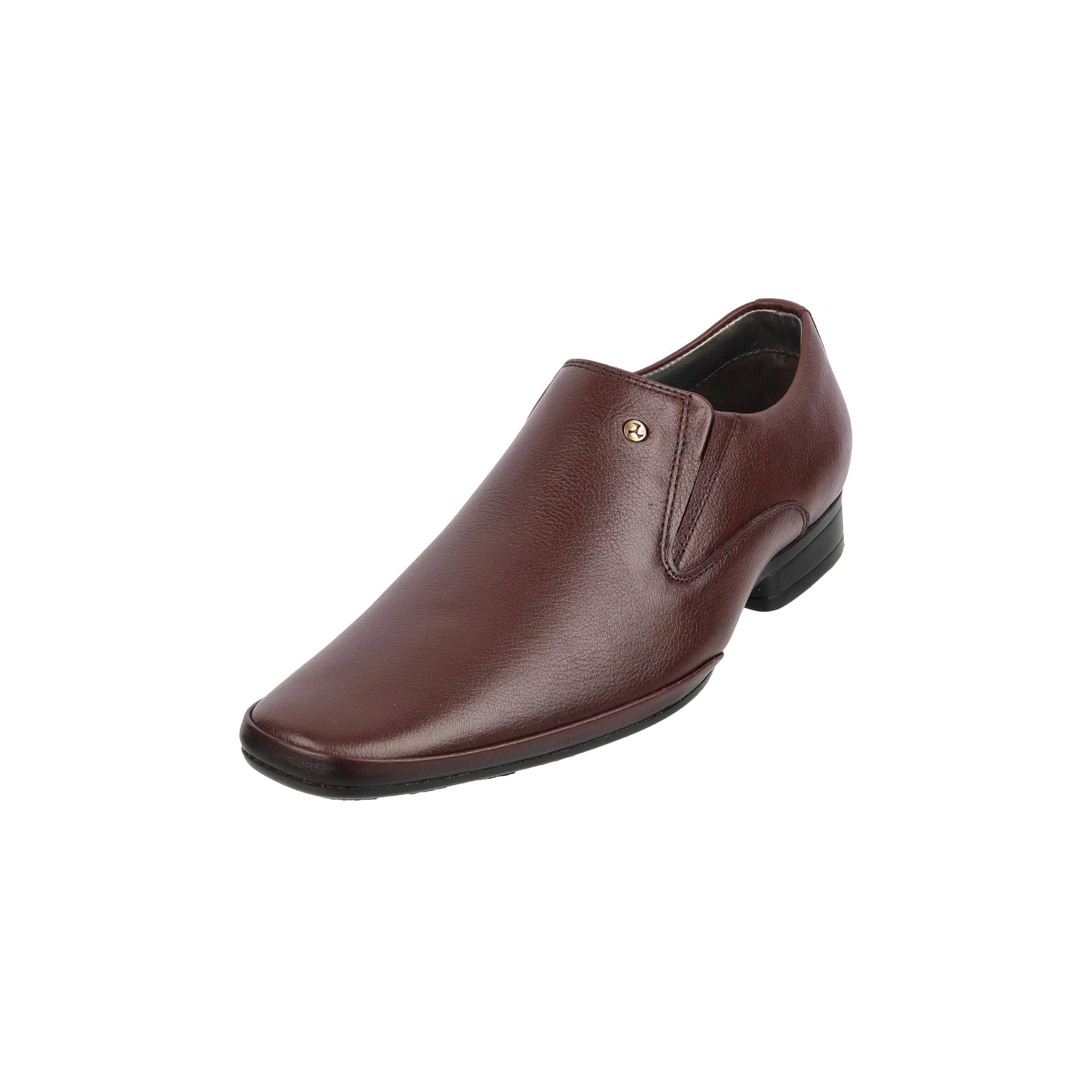 mochi Men's Leather Slip-On Formal Shoes-picture-27