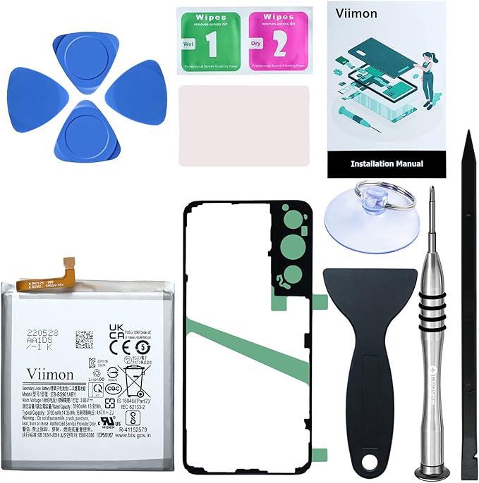 Viimon S22 Battery Replacement Kits Compatible with Samsung