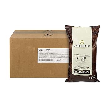 Dark Couverture 54.5% - Callets - 22 Lbs, Gluten Free, Kosher