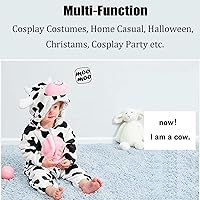 Vista 3 de Disfraces de animales para bebés, mameluco unisex para niños pequeños, rómper para disfraz de Halloween