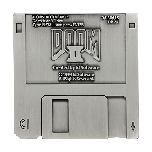 FaNaTtik Doom II - Disquete decorativo de metal de edición limitada, edición envejecida