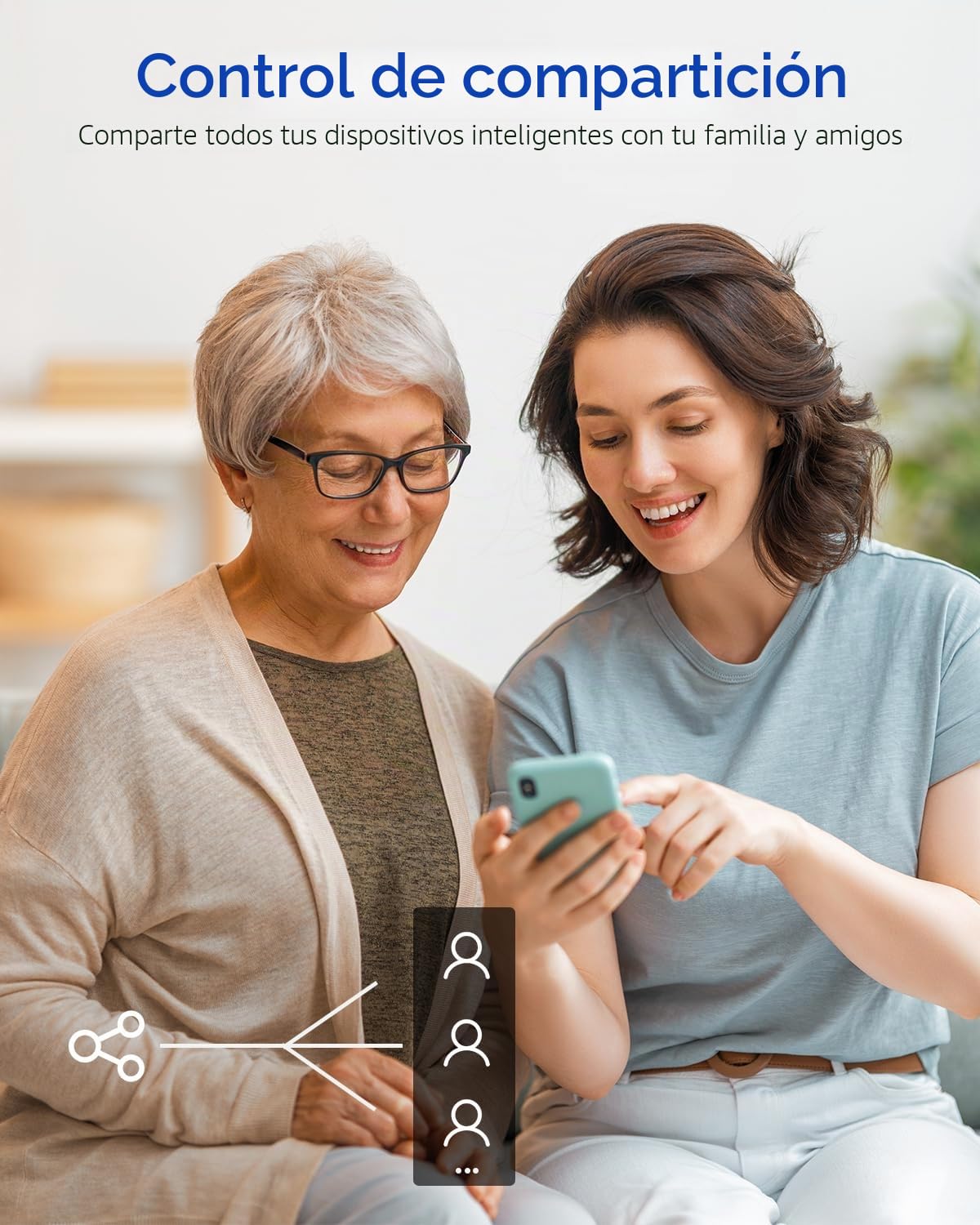 80 * 80 mm Interruptor Persianas Wifi, Interruptor Inteligente Persiana de Porcentaje Control de APP y Voz, Compatible con Alexa y Google Home, Necesita Cable Neutro 4Piezas