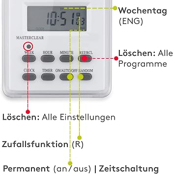 Goobay Digital Timer with Precise and Comfortable Control