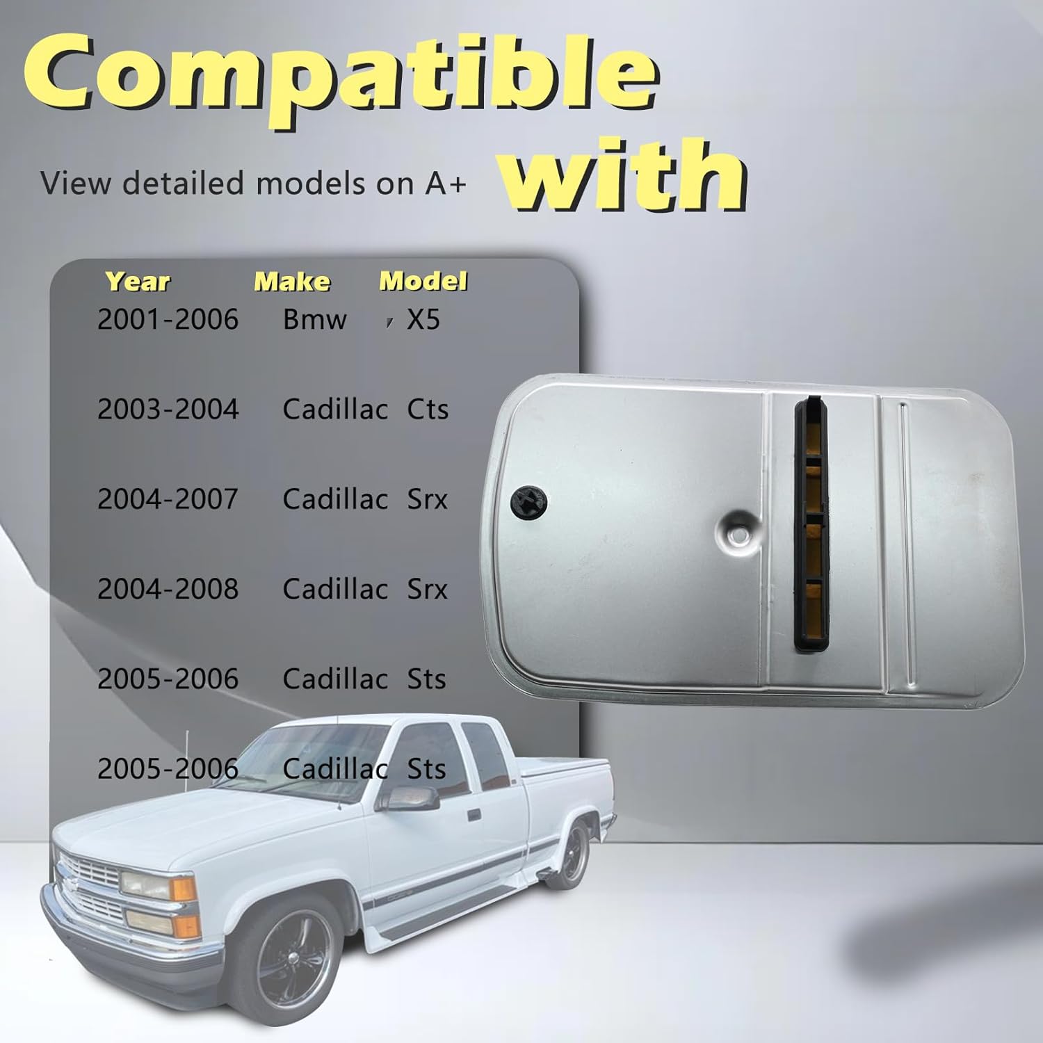 5L40E 5L50E Automotive Trans Transmission Filter Kits Oil Pan Gasket L6 V6 V8 3.0L 3.2L 3.6L 4.6L Compatible with Bmw for Cadillac X5 Cts Srx Sts 01-08 Replaces 24117-510-011 96041844