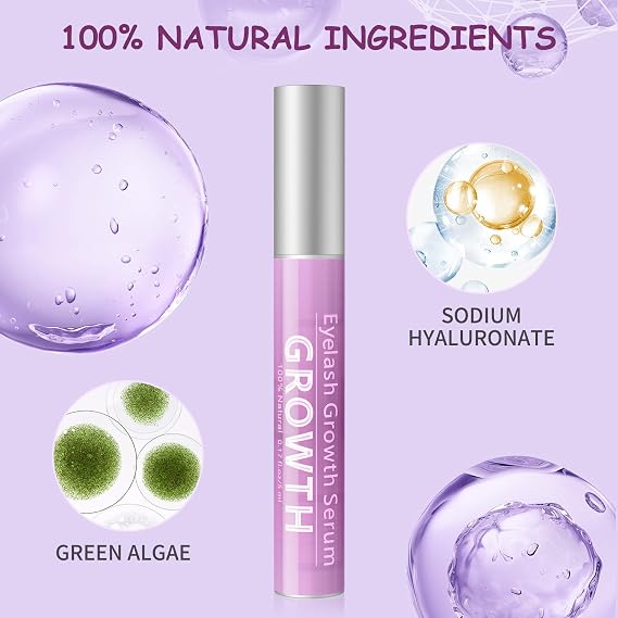 Lash Serum for Eyelash Growth for Volumizing Longer Fuller Thicker Looking Lashes Eyelash Growth Serum