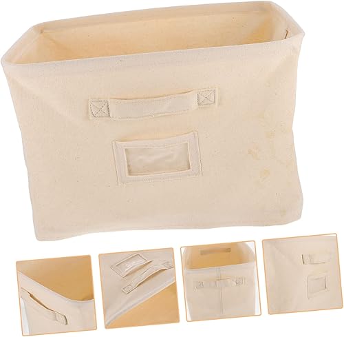 Miniatura 2 de Cabilock Caja de almacenamiento de tela de 5 piezas, cestas de almacenamiento para ropa, organizador de ropa plegable para armario, contenedores de