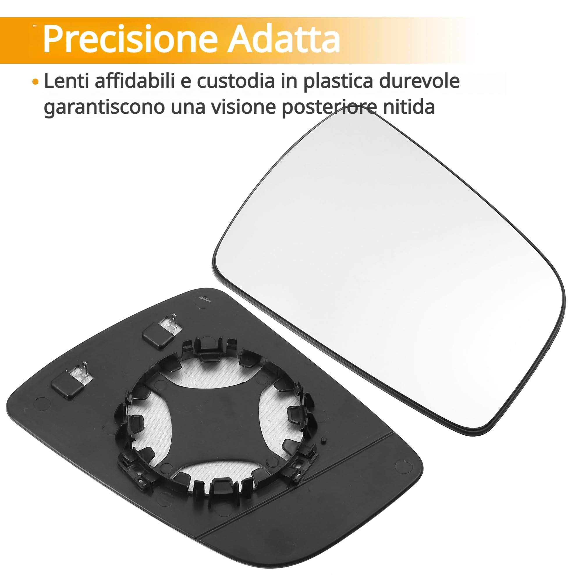 A ABSOPRO Specchio Retrovisore Riscaldato Per Opel Zafira B 2009-2014 1Pc