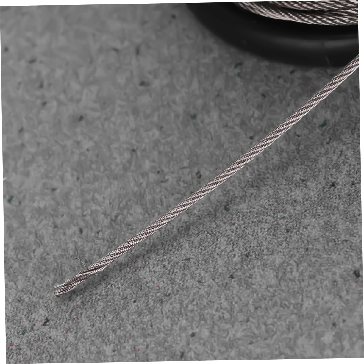 JECOMPRIS Wire Rope Lifting Rope Galvanized Hobby Wire Welding Wire Aluminum Wire Spool Aluminum Crimping Loop Picture Frame Hanging Wire Deck Railing Cable Wire Cable Aluminum Silver