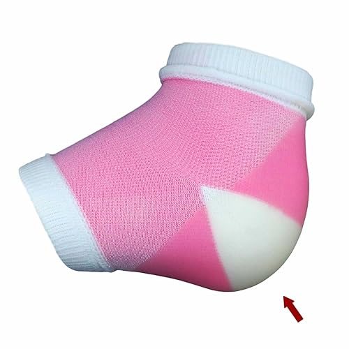 Miniatura 3 de Gel Hidratante para calcetines o mangas de talón, 2 pares, rosa, grande, pies saludables, Crema de pies para talones agrietados, de O'Keeffe del