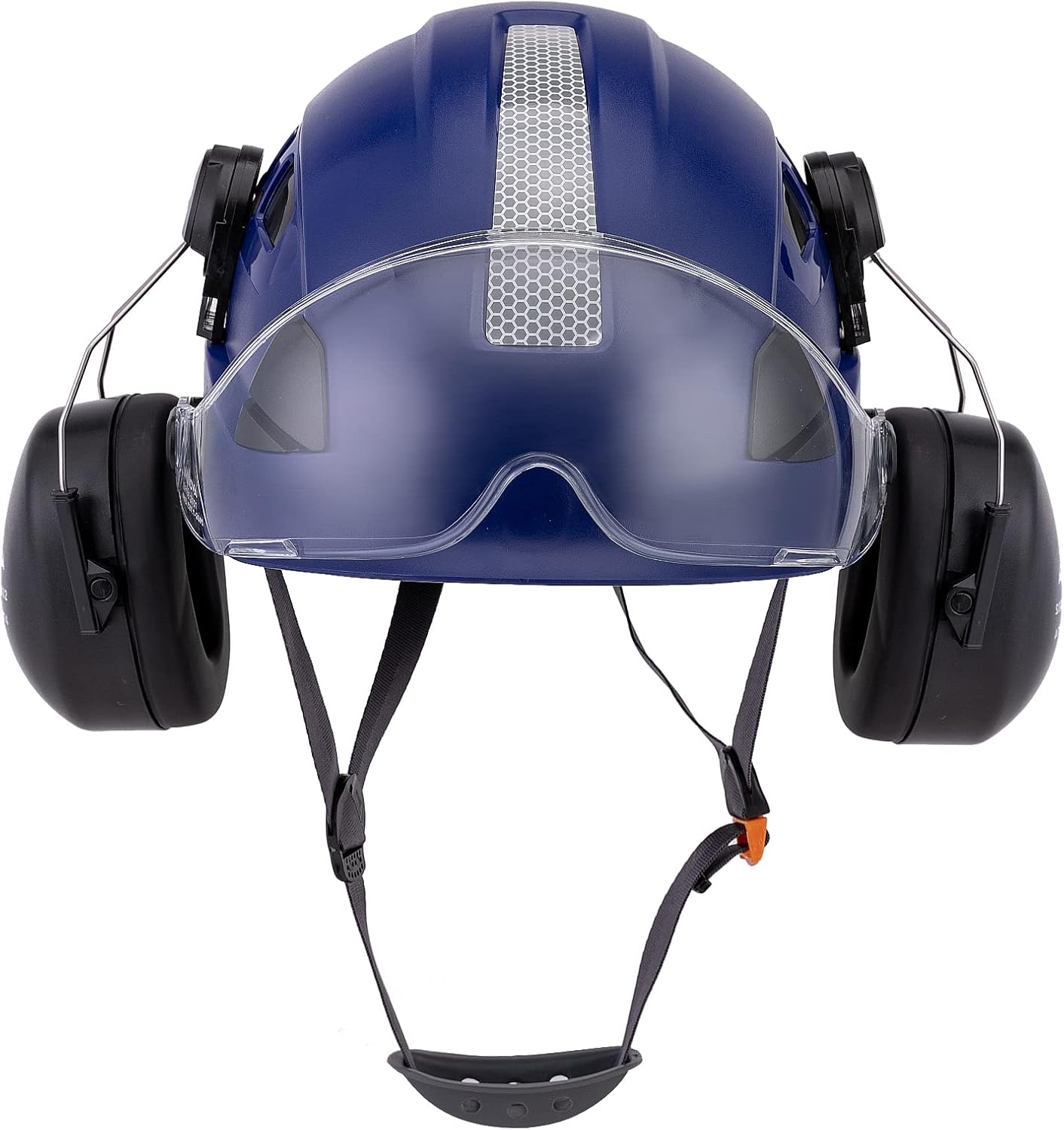 UNINOVA Hard Hat Ear Protection and Visor ANSI Z89.1 Vented ABS Forestry Arborist Tree Climbing Construction Helmet Ear Protection