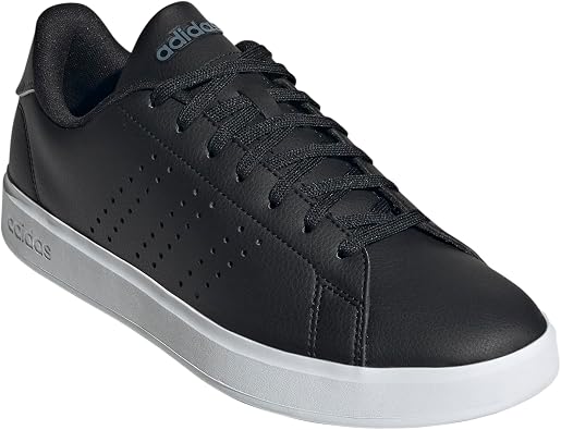 adidas Men's Advantage 2.0, Black/Black/Grey, 4.5