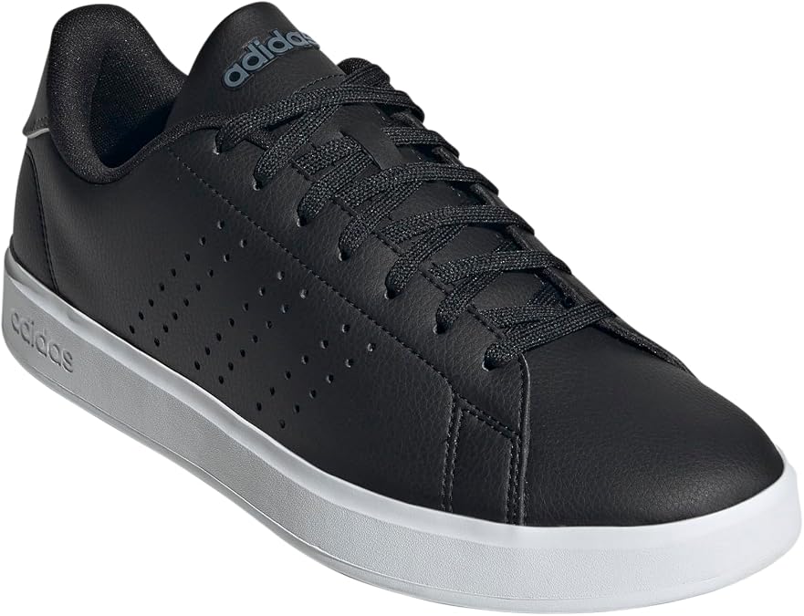 adidas Men's Advantage 2.0, Black/Black/Grey, 4.5