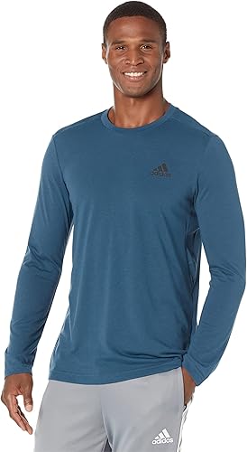 adidas Camiseta deportiva de manga larga Aeroready Designed 2 Move Feelready para hombre