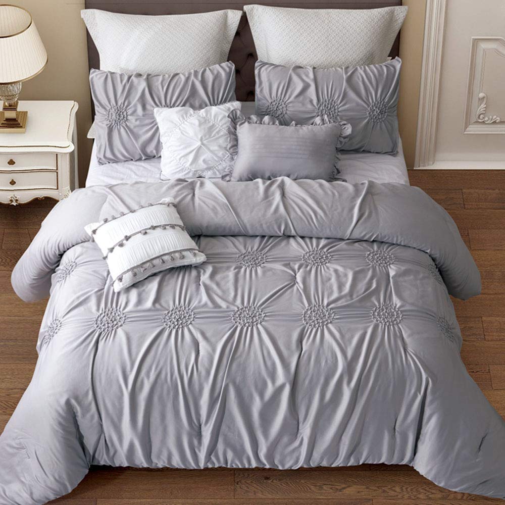 Alicemall Gray Bedding Set Queen