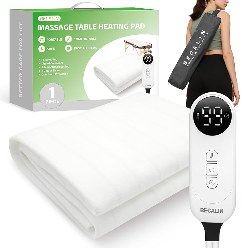 Aquecedor elétrico para maca de massagem BECALIN com controlador digital