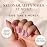 Glamnetic Press On Nails - Oyster | Short Oval Cat Eye Fake Nails with a Velvet Pearlescent Finish, Salon Quality Summer Nails | 15 Sizes - 30 Nail Kit with Glue