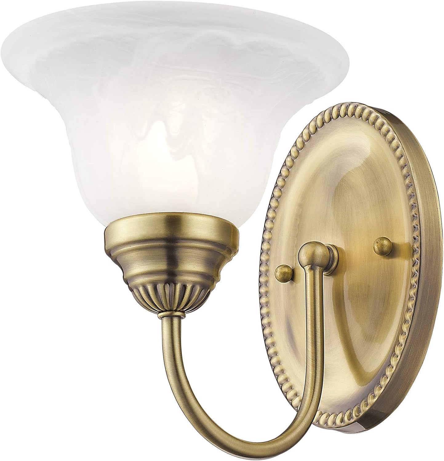 Weekly Top Sale Livex Lighting 1531-01 Edgemont 1-Light Bath Light, Antique Brass Get Discount 70% Price Livex Lighting 1531-01 Edgemont 1-Light Bath Light, Antique Brass