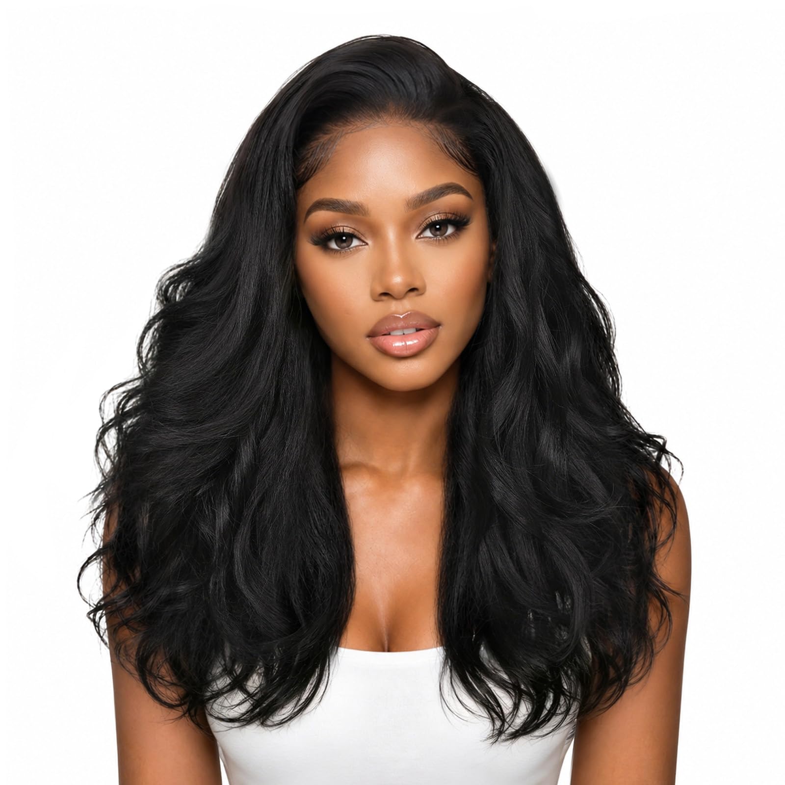 Photo 1 of FAVE 13x6 Synthetic Lace Front Wig Glueless HD Lace Yaki Curly Wig
