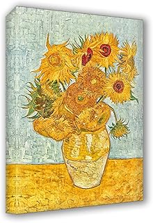 Lupia Quadro su Tela Il Meglio dell'Arte 50X70 cm I Girasoli - Van Gogh