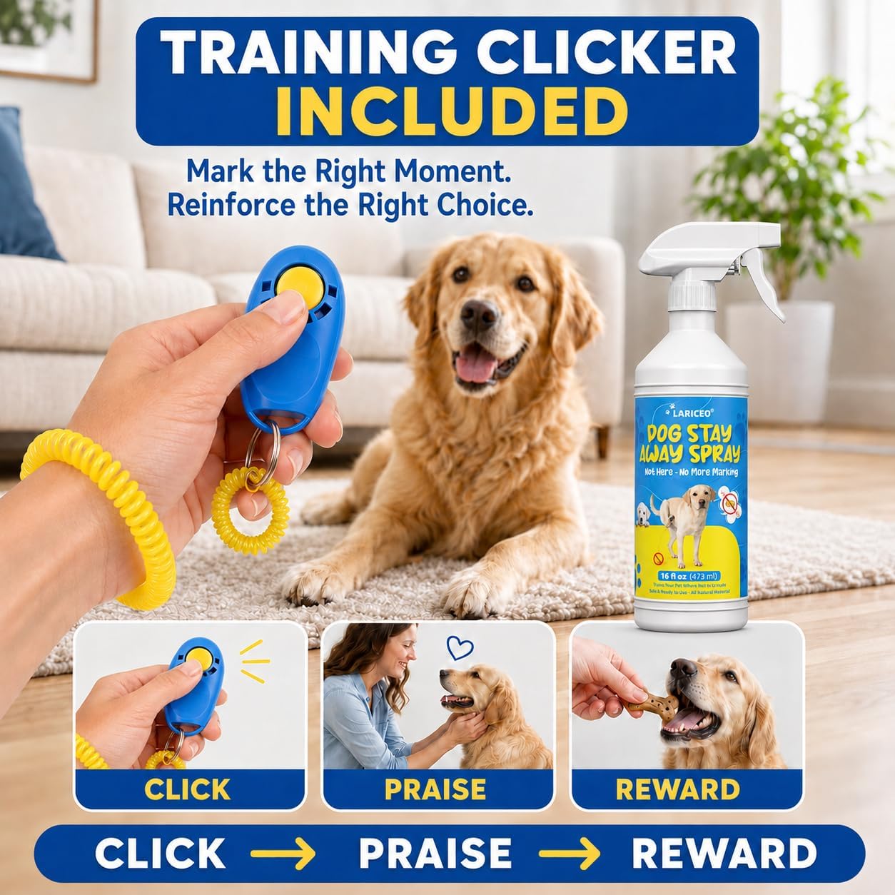 Dog Potty Training Spray for Carpet and Floors, 16 Fl Oz image 3