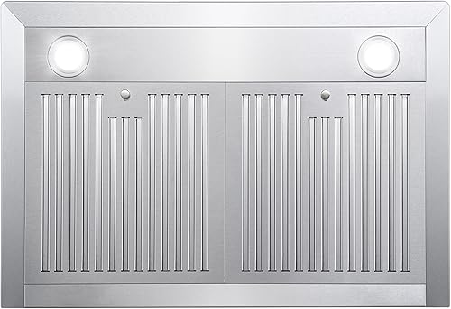 Miniatura 11 de COSMO COS-63175S 30 in. Vista Collection 380 CFM Ducted Wall Mount Range Hood, Touch Controls, LED Lights, Stainless Steel