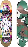 Vista 4 de SkateXS Patineta de unicornio para niñas principiantes