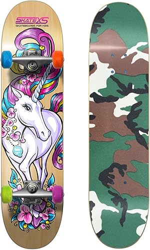 Miniatura 4 de SkateXS Patineta de unicornio para niñas principiantes