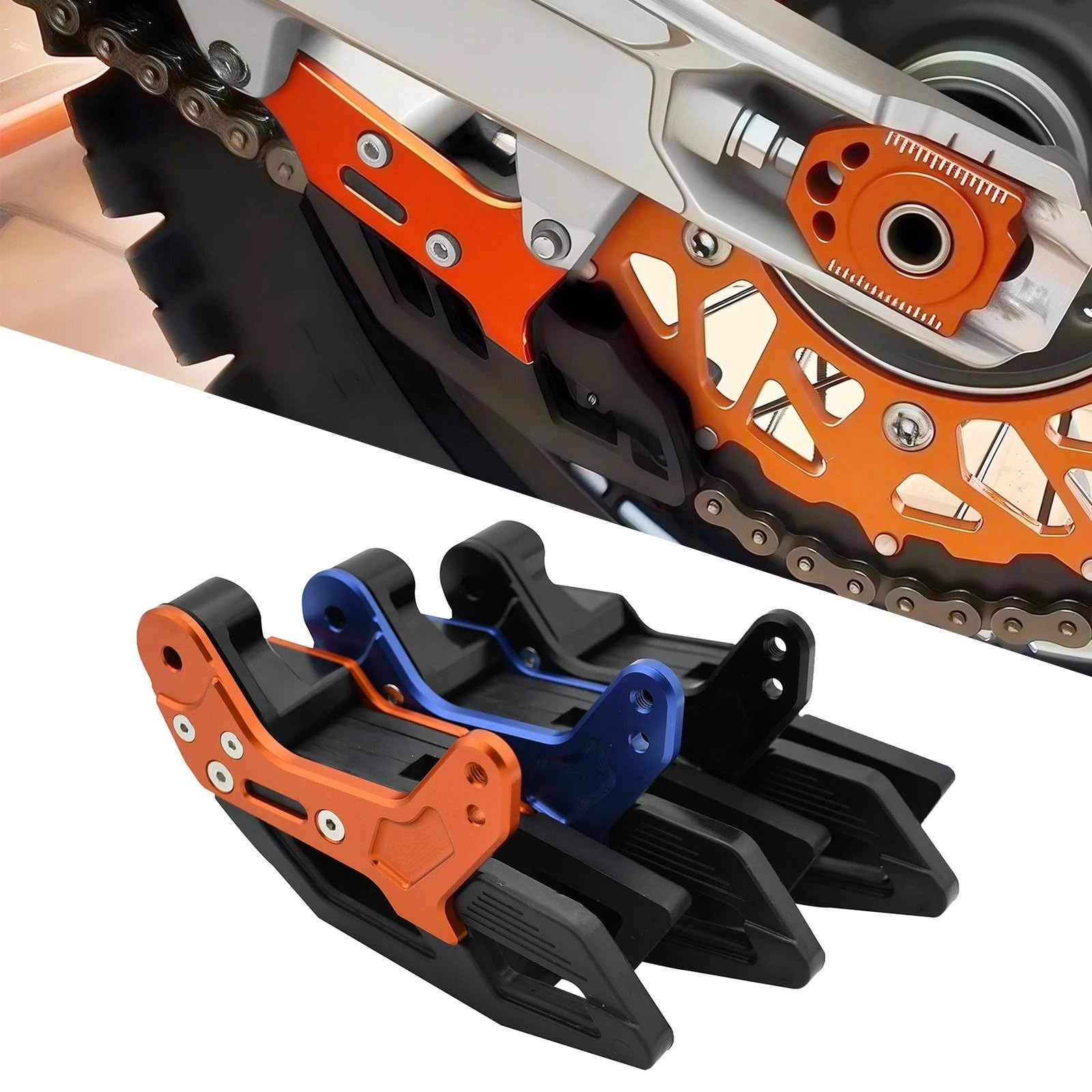 Compatible Con TE300 Para FE250 Para FE501 2014-2022 Para TX125 2017-2019 Accesorios De Modificación Del Protector Guía Cadena Motocicleta