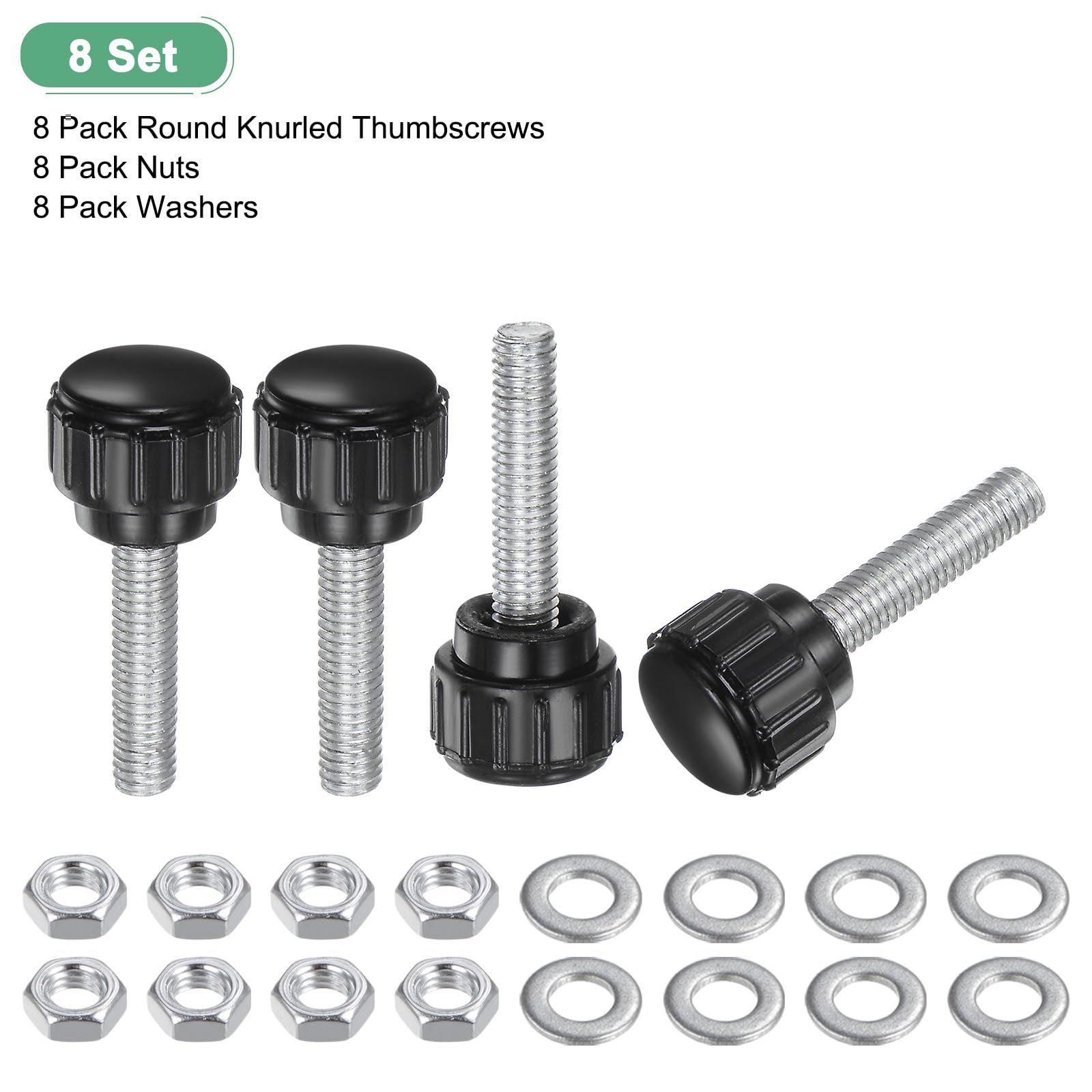 M METERXITY 8-Set Knurled Clamping Knobs - Image 4