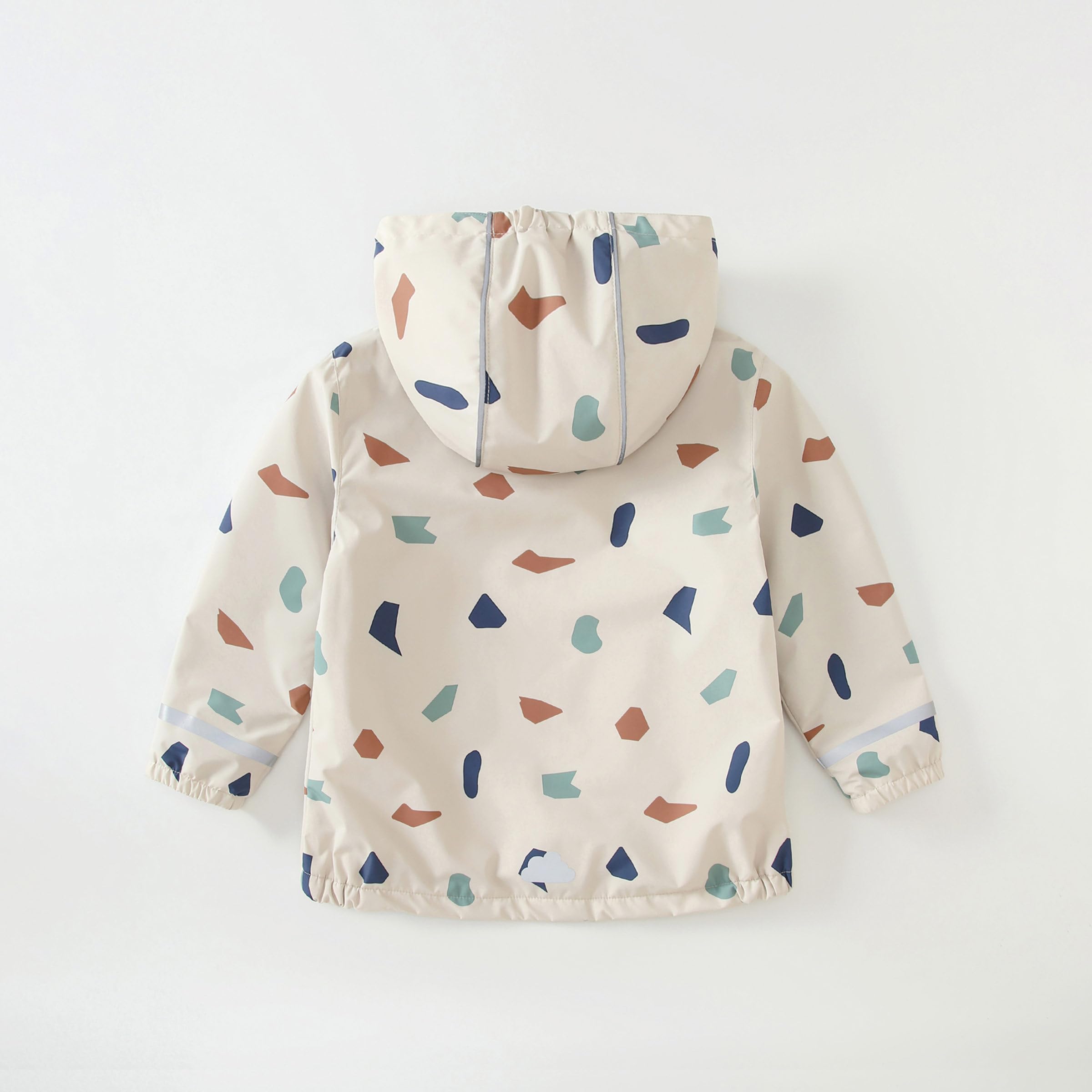 Veste Softshell pour Enfant, Manteau Imperméable Garçon, Blouson Coupe Vent à Capuche Fille, Veste Doublure en polaire, Vêtement de Pluie Enfant